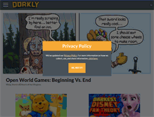Tablet Screenshot of dorkly.com